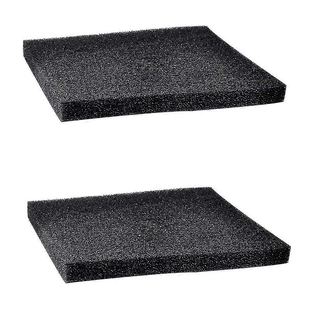 2pcs Thicken Fish Tank Filter Sponge Filter Pad Activated Carbon Filter Material