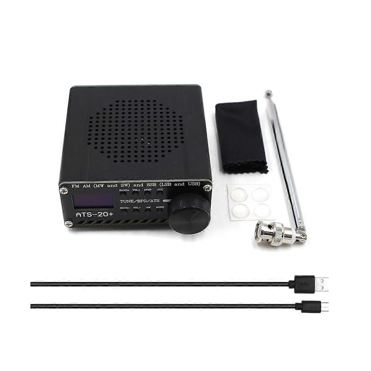 -20+ Plus SI4732 All Band Radio Receiver DSP SDR Receiver FM AM(MW and SW)SSB (LSB and USB)