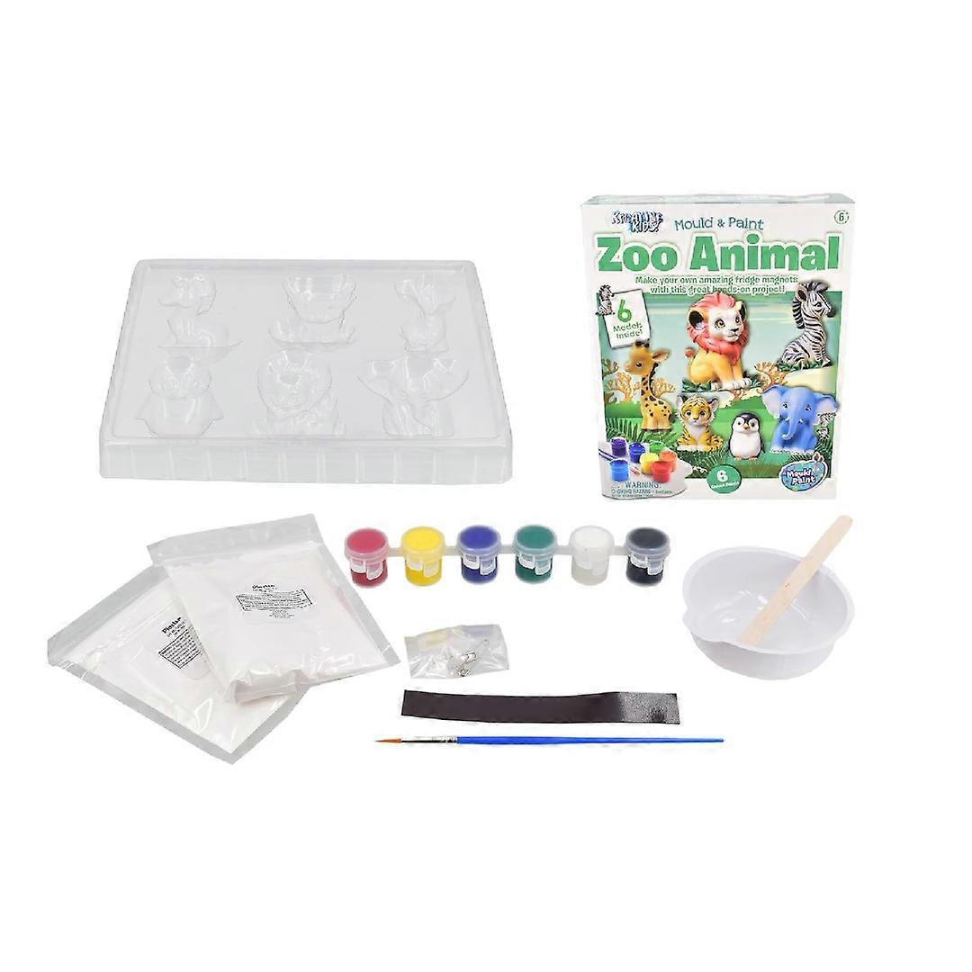 Vorm En Verf Dierentuin Dieren Craft Set
