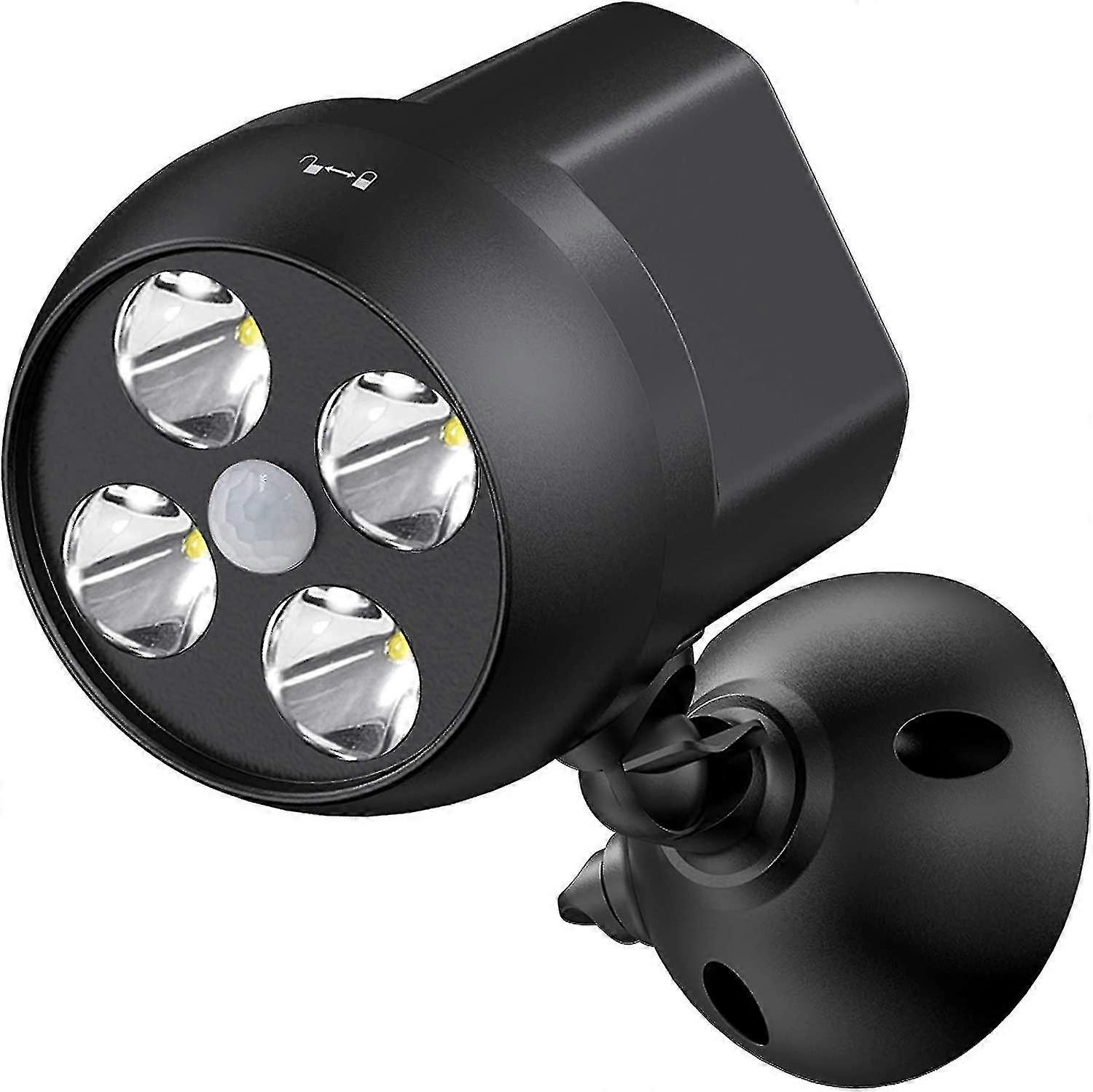 garage spotlight Outdoor Led Security Light, Battery Powered Wireless Motion Sensor Light
