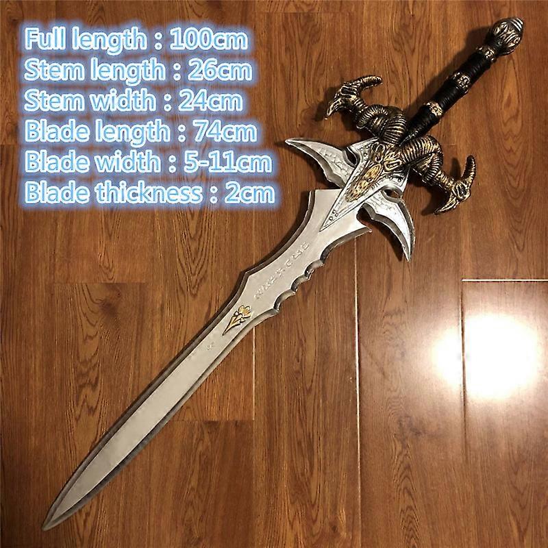 [PU] Handwerk 1: 1 100cm Wow Stormwind Knig Llane Wrynn ICH Schwert Lion Modell Zu Hause Dekoration Erwachsene Partei Kostm