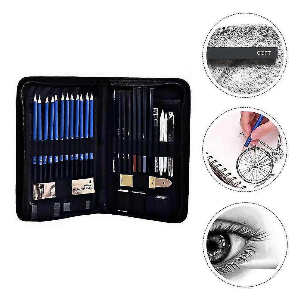 40pcs Art Painting Tool Dessin Esquisse Crayon Dessin Crayon Set Pour l’École Maison