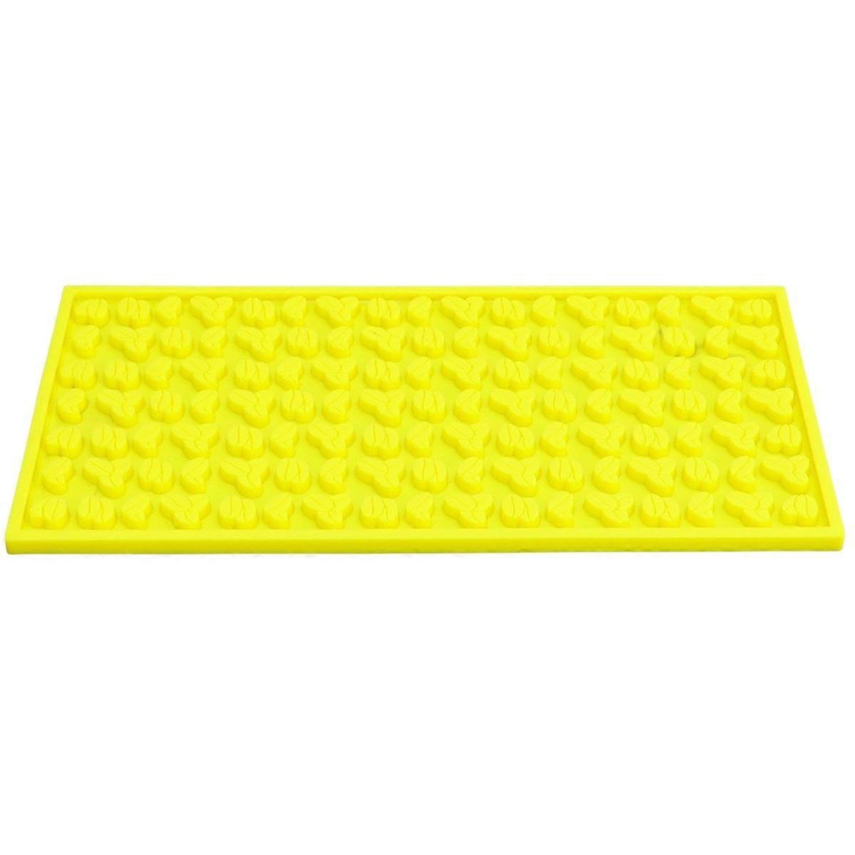 Bar Mat 45x30x0.8CM Mats Non Slip PVC Bar Service Spill Mat Yellow