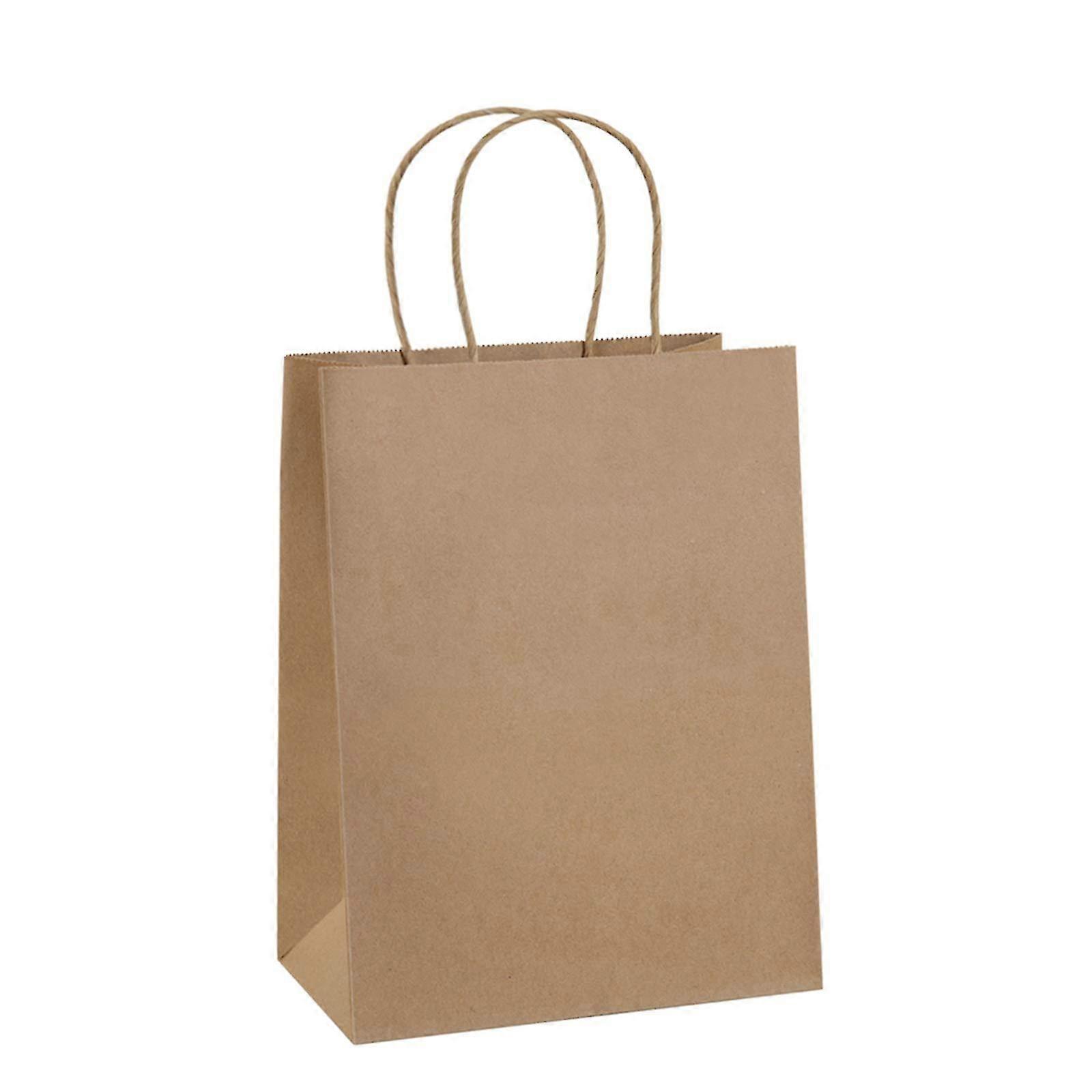 10 stk papirposer gaveposer, festposer, handleposer, detaljhandelsposer, papirposer med håndtak bulk