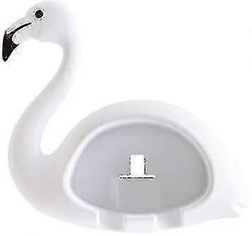 2kpl söpöä Flamingo-seinäkiinnityshammasharjapidikettä suihkukylpyhuoneeseen