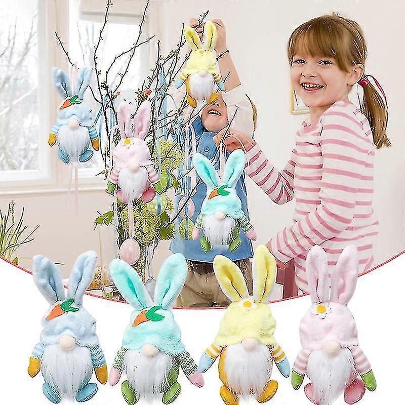 Easter Rabbit Gnome Plush Doll Home Decor Easter Ornaments
