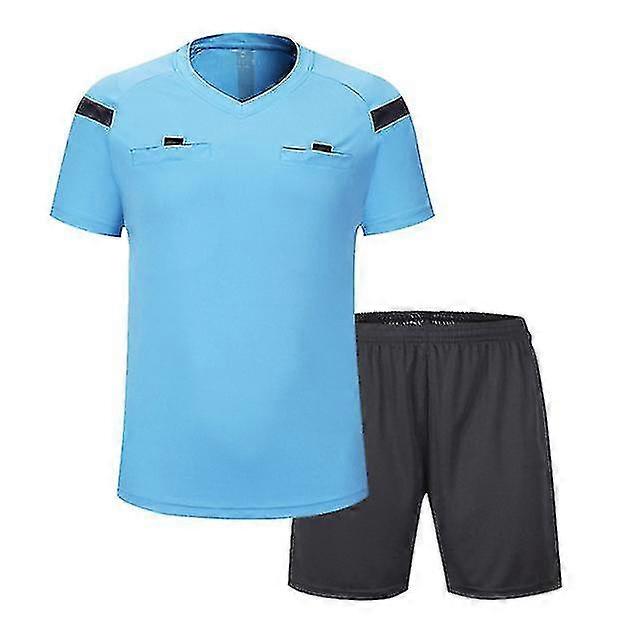 Soccer Referee Uniform Sets 0118 Polyester Referee Uniforms Adults Men#39;S Football Referee Uniform Sets