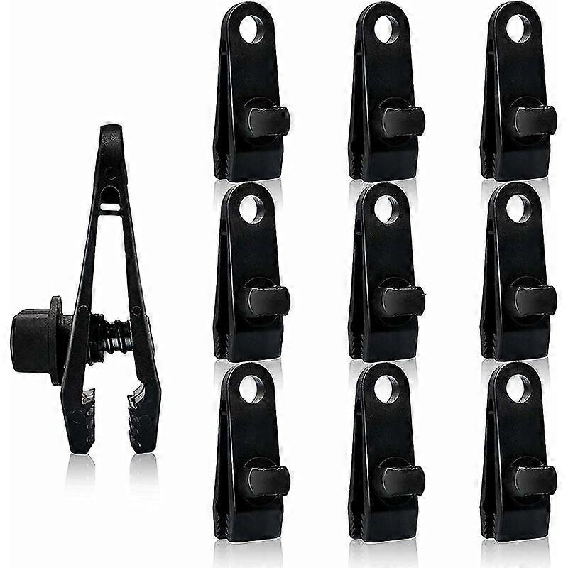 10er-Pack Multifunktions-Campingplanenclips