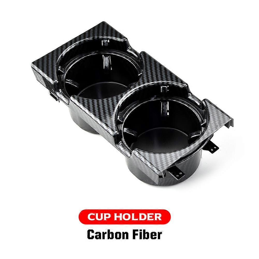 New Double Hole Car Styling Front Center Console Storage Box Coin + Cup Holder For BMW E46 Series 1999-2006 51168217953