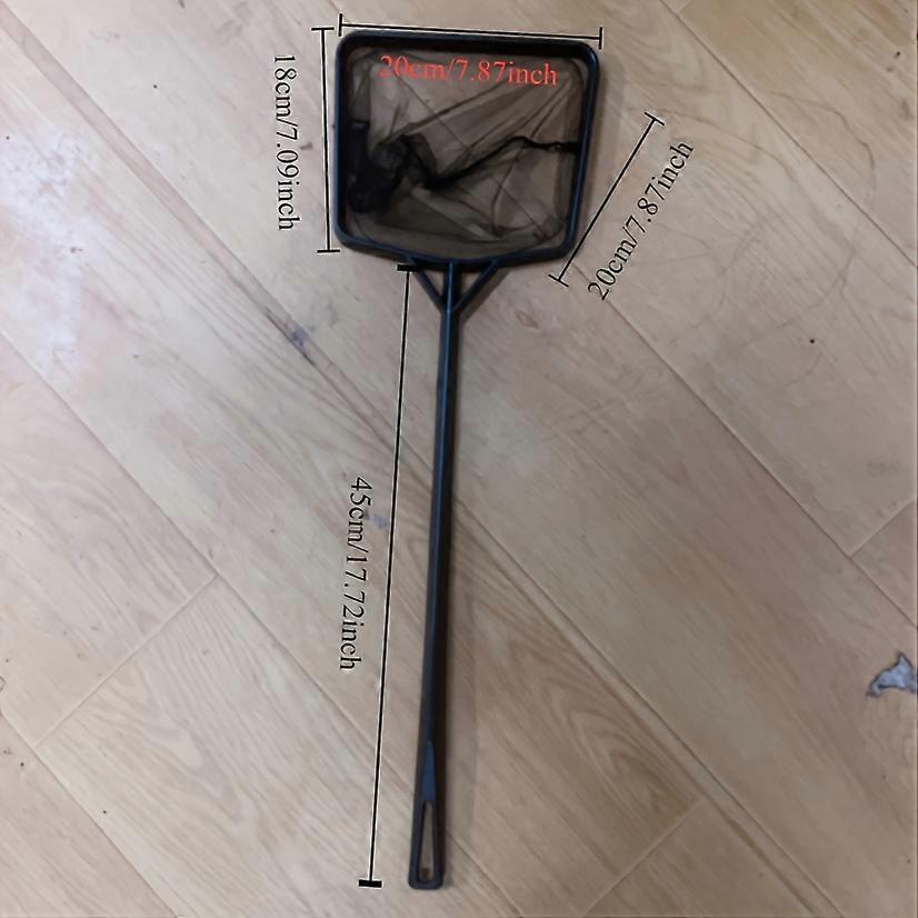 1pc Premium Aquarium Fish Net - Extra-Long Extendable Handle, Super Fine Mesh for Gentle Capture - Perfect for Tropical Fish, Round/Square Design, Dur