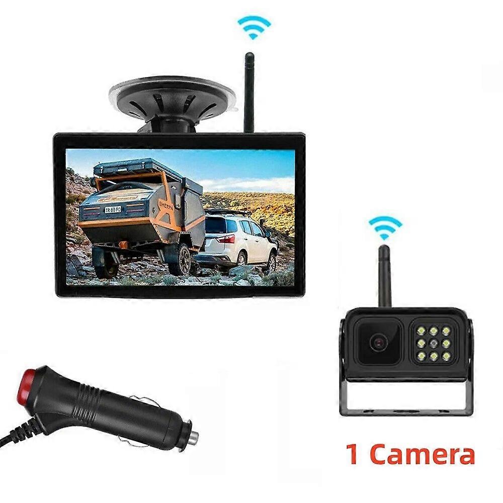 Isfirday 5 Inch HD Rear View Camera With LCD Car Reversing Monitor Waterproof Night Vision Reversing Camera For Truck Trailer RV