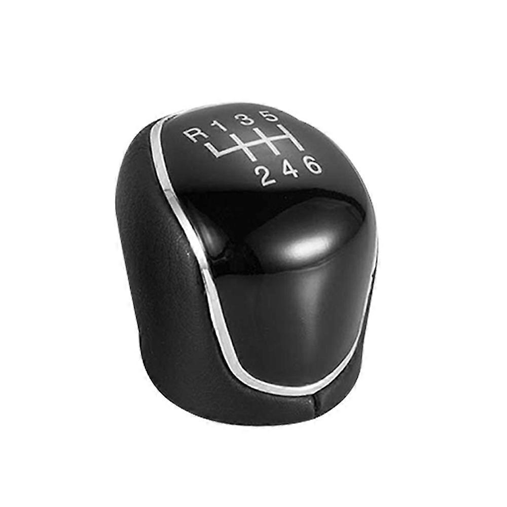 5 6 Speed Car Leathershift Knob Shifter Handball Thread Short Auto Accessories For Ford Mondeo 4 Mk4 Kuga Focus Mk2 S-max C - Gear Shift Knob
