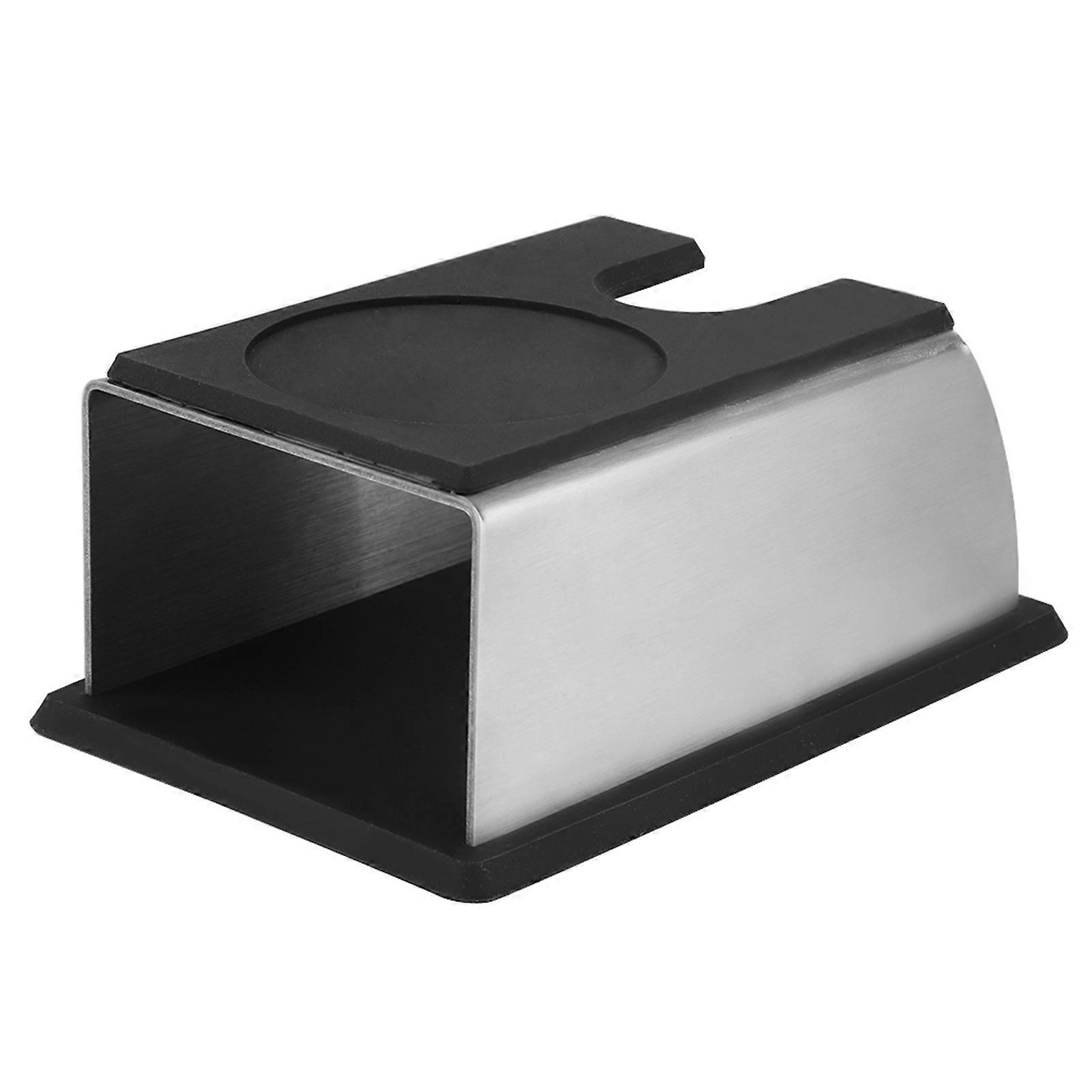 Coffee Tamper Base Stand Rack Black Stainless Steel Anti-rust Durable