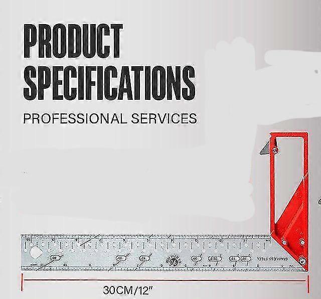 Angle Marking Tool 10/12/16 Inch Accurate 90 Degree Square Ruler For Woodworking Angle Marking