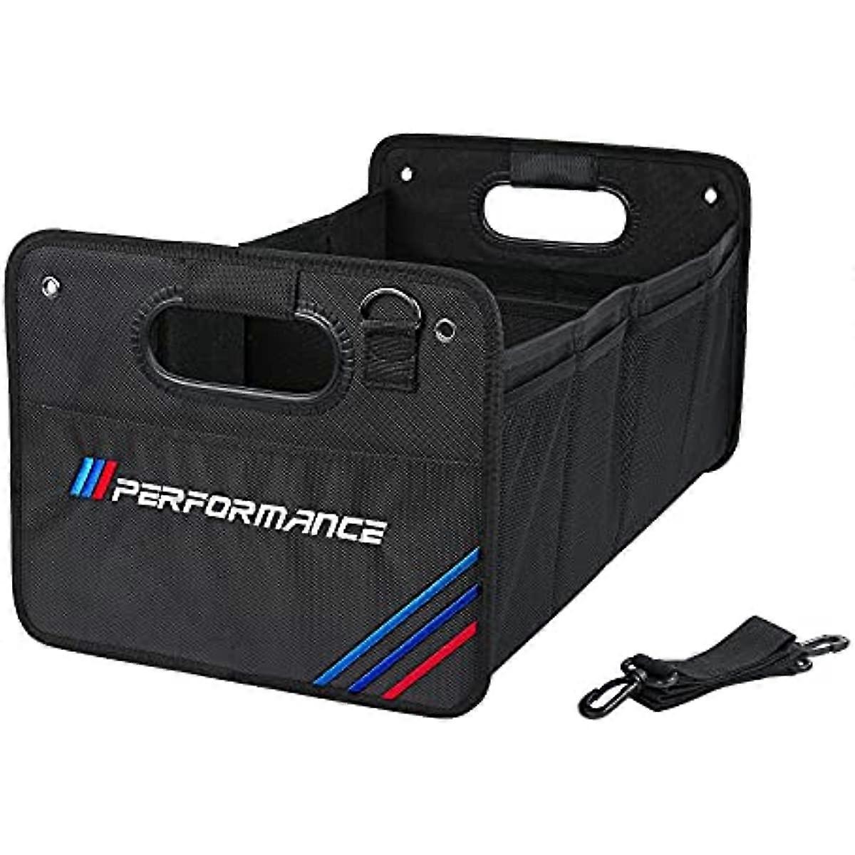 OYADM Auto Trunk Organizer Collapsible Cargo Storage Container Black