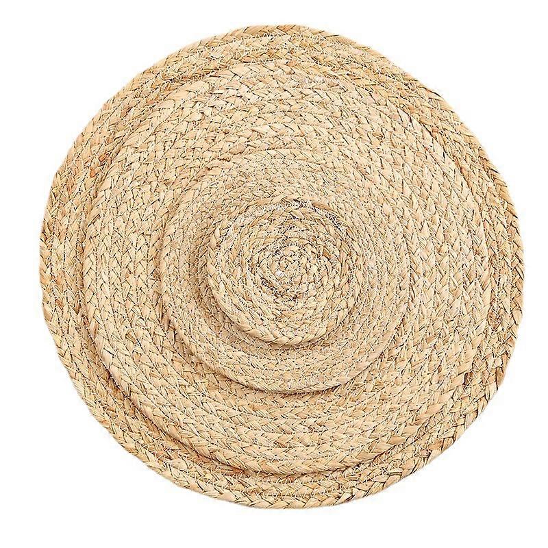 Beige jute placemat 36x36 cm