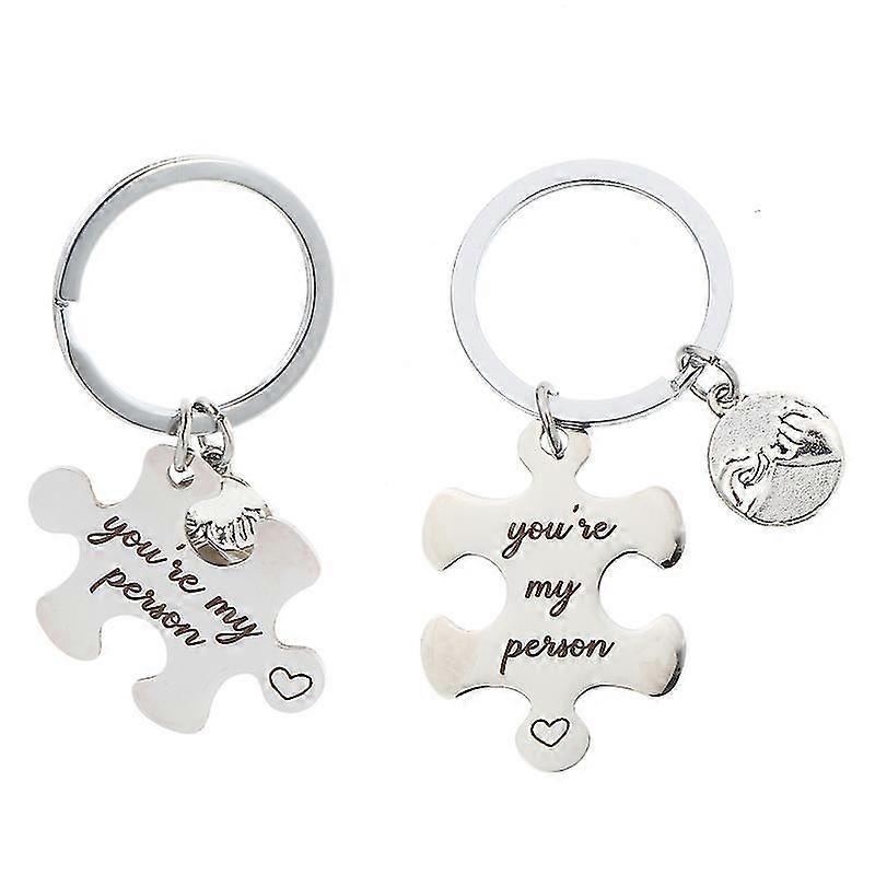 2pcs Key Chain For Decoration Lovers-c