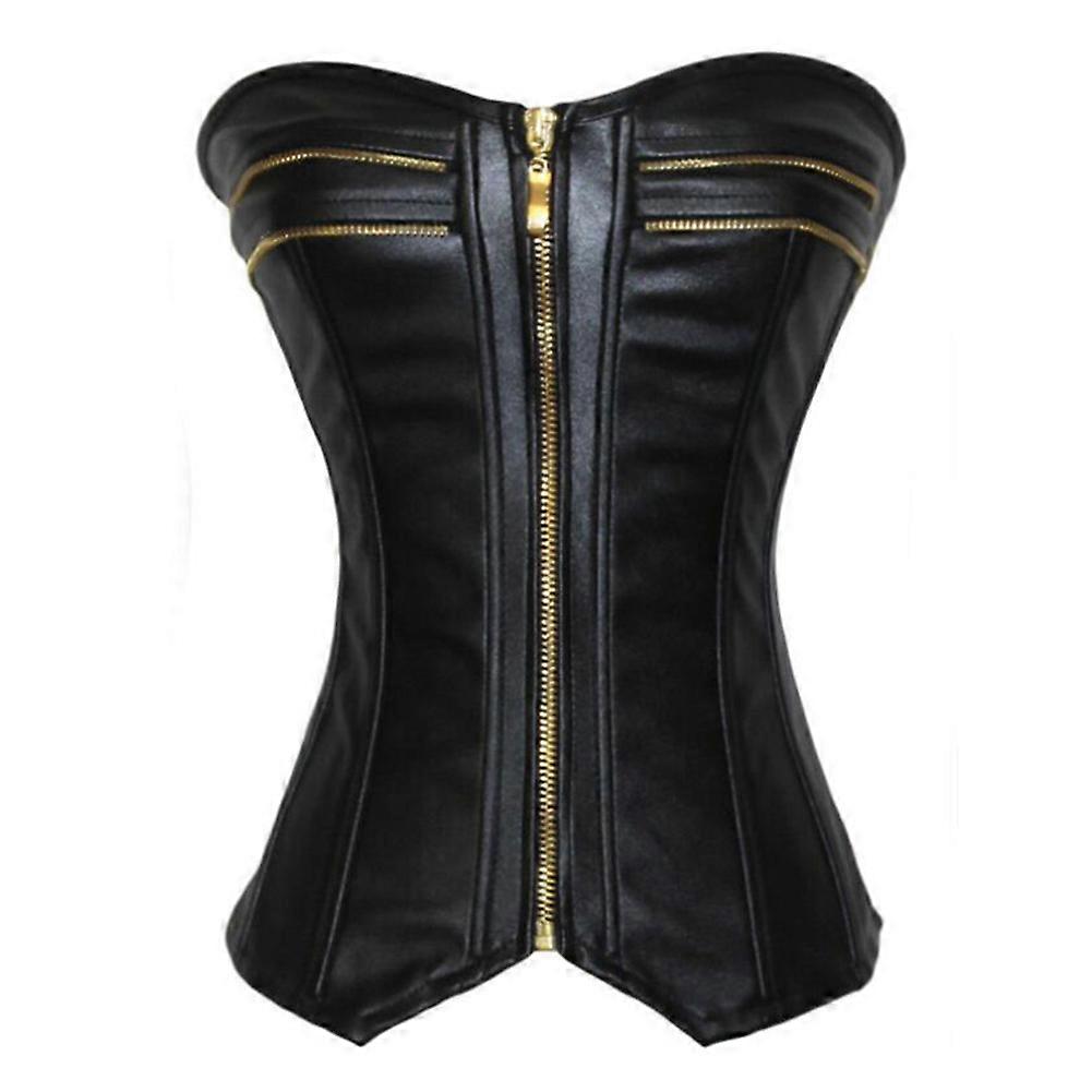 Gothic Retro Vintage Tapestry Steampunk Corset with Chain