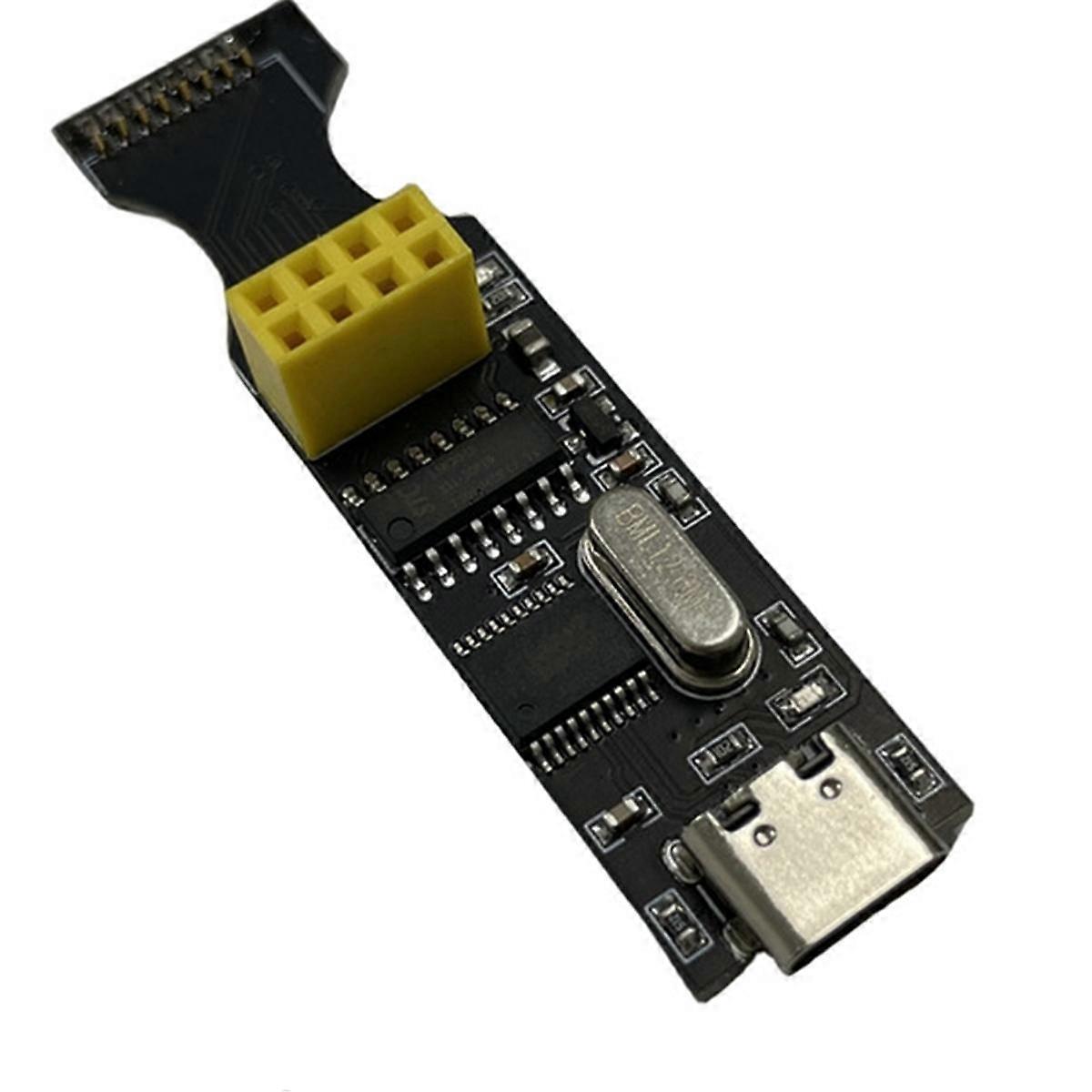 NRF24L01 2.4G trådløs seriel port til USB-transceivermodul Udviklingskort SMD-modul Fejlfinding Test Socket