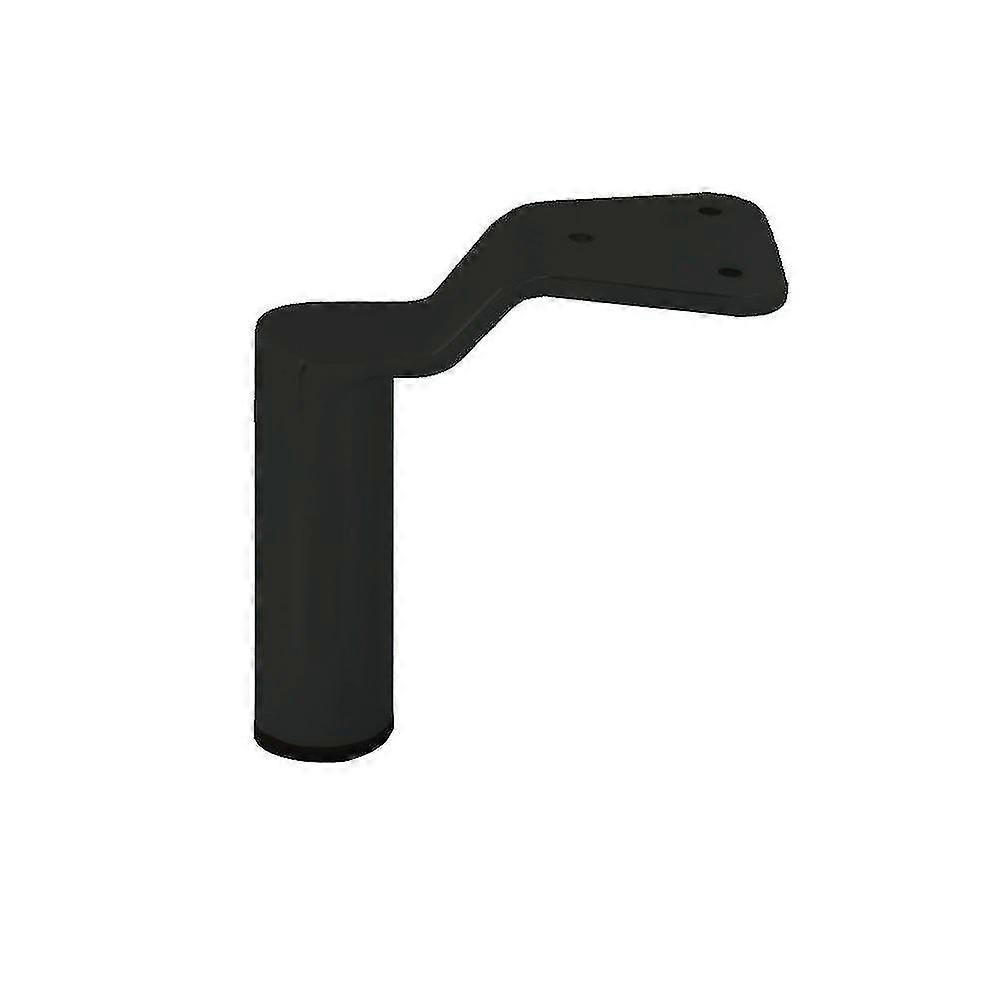 Sort rundt design møbelben 14 cm (1 stk.)
