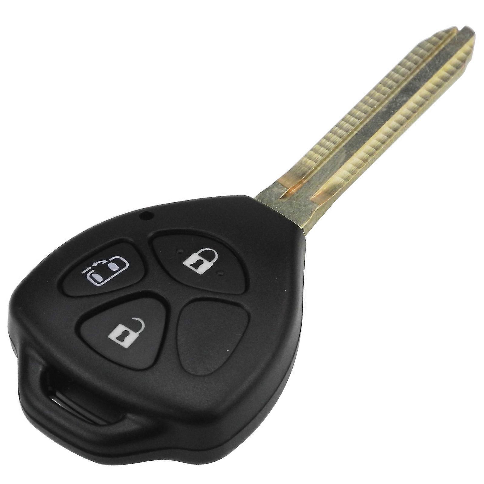 Remote Blank Key Shell fit for Toyota Corolla Alphard Camry TOY43 3/4 Buttons Fob Case
