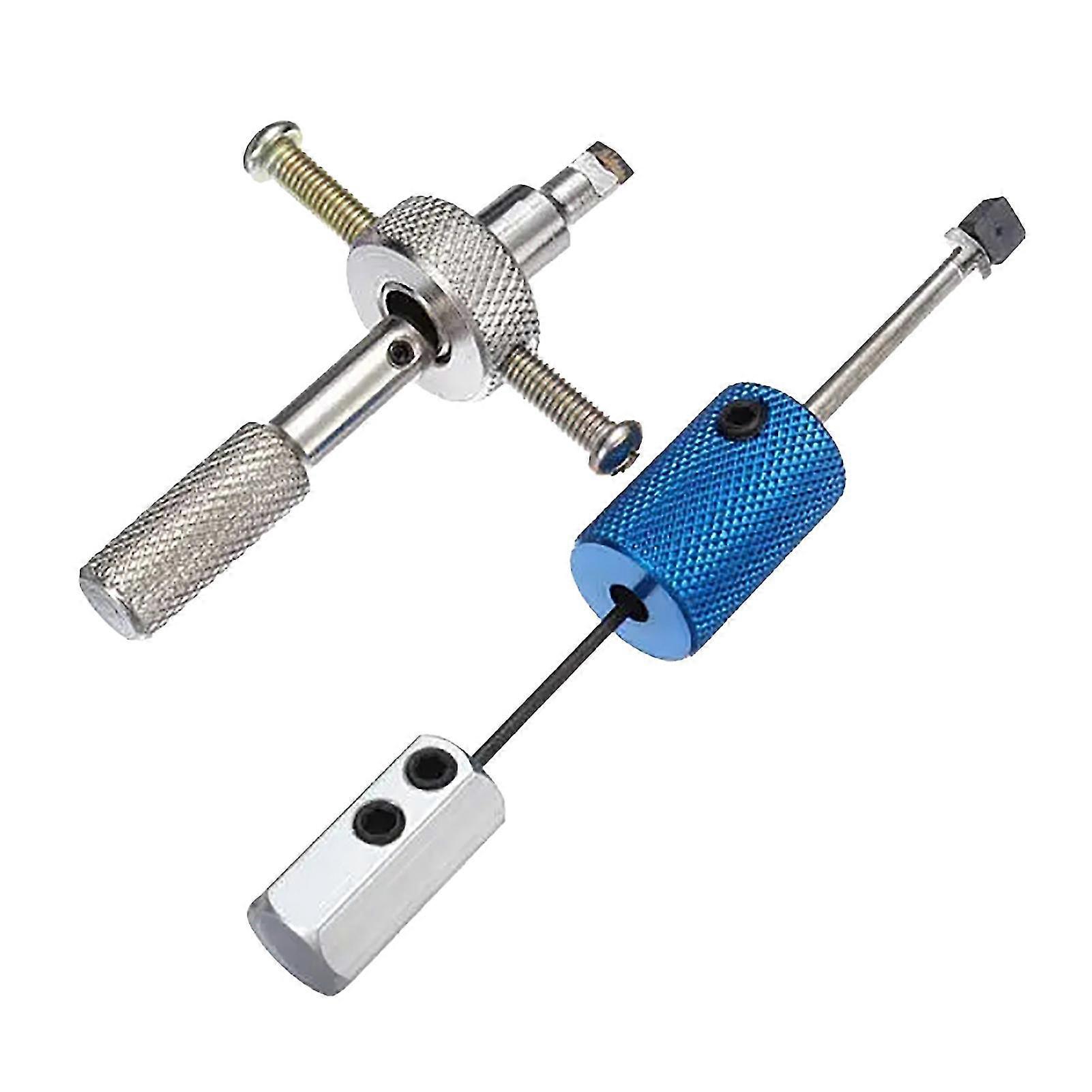 2pcs Locksmith Tools Metal Construction Corrosion-resistance Sturdy Disc Detainer Lock Bump Key Tool For Locksmith Jikaix
