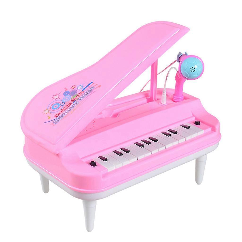 Boot Music Lighting Design Piano Keyboard Toy with Microphone for Toddlers