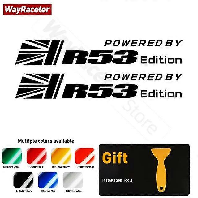 Car Interior 2 Pcs Door Side Sticker Union Jack Trunk Fender Body Decal For MINI Cooper R56 R57 F55 F56 F57 F60 R60 R50 R52 R53 F54 R55 R58Vehicle Dec