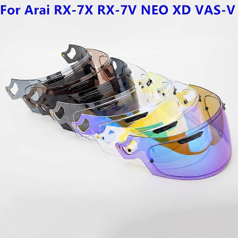 Gold Smoke Mirror Visor – For Arai RX-7X, Corsair-X, RX-7V – VAS-V Pinlock Ready – Made In Japan