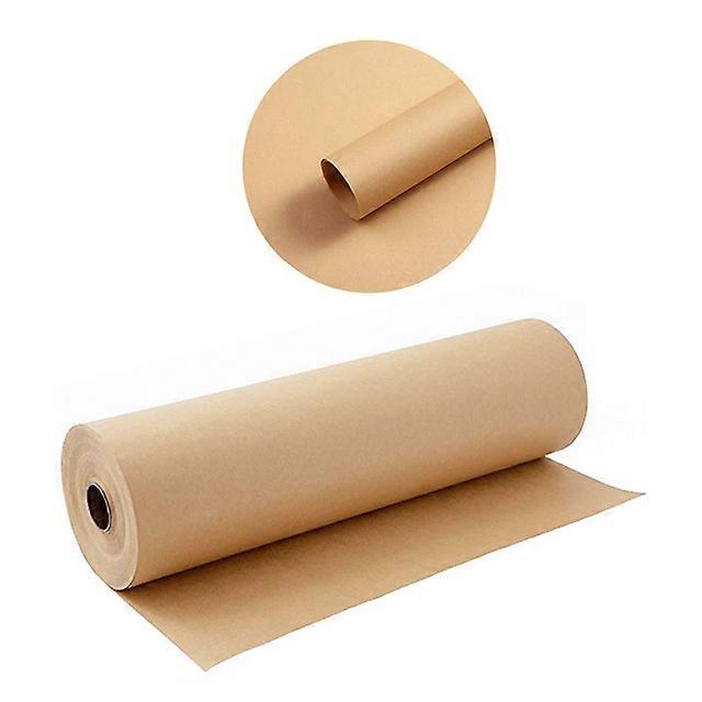30 Meters Brown Kraft Wrapping Paper Roll for Wedding Birthday Party Gift Wrapping Paper Parcel Fresh Flower Art Craft Materials