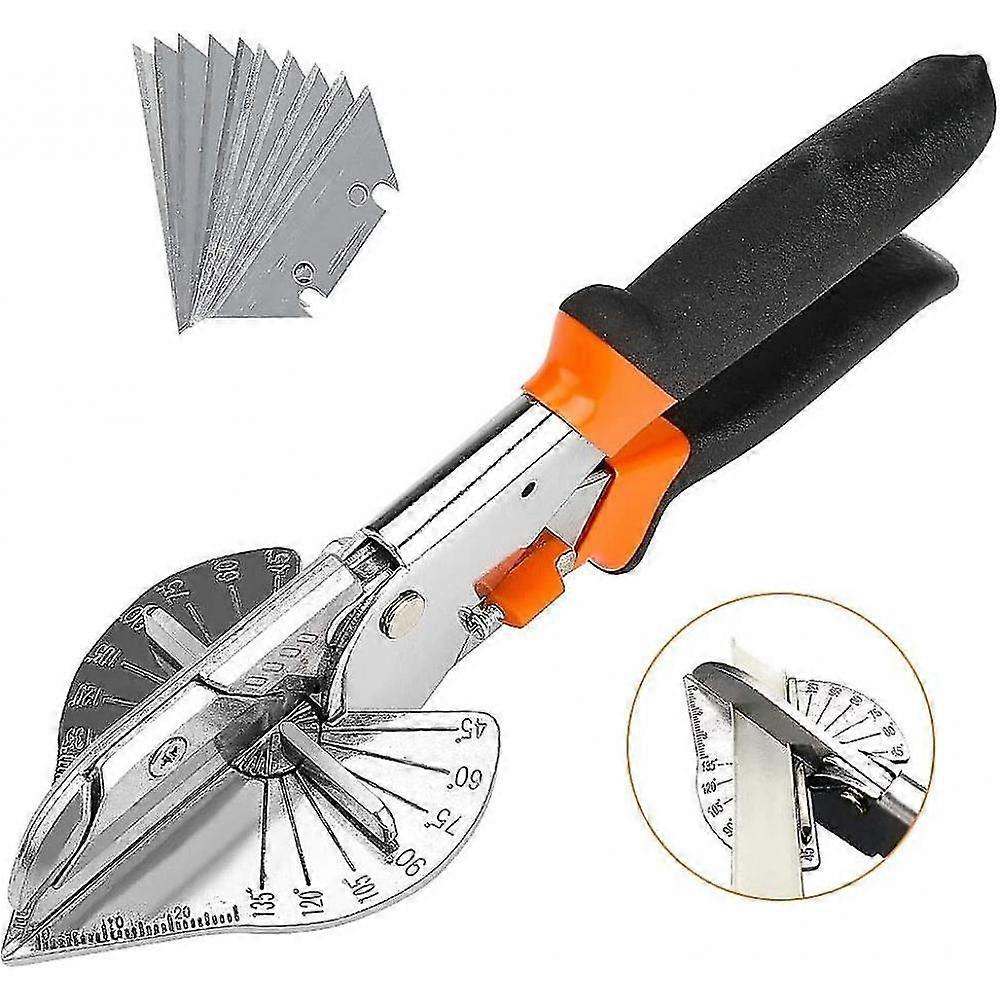 Multi Angle Miter Shear Cutter,multifunctional Trunking Shears Hand Tools 45 Degree To 135 Degree Miter She VAF
