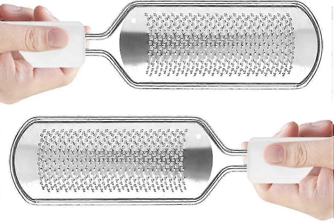 Metal Foot Rasp, Pedi Foot File Callus Remover, Foot Rasp (2 Pack)