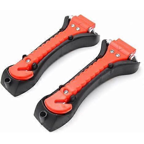2-Pack Tape Cutter and Emergency Window Hammer