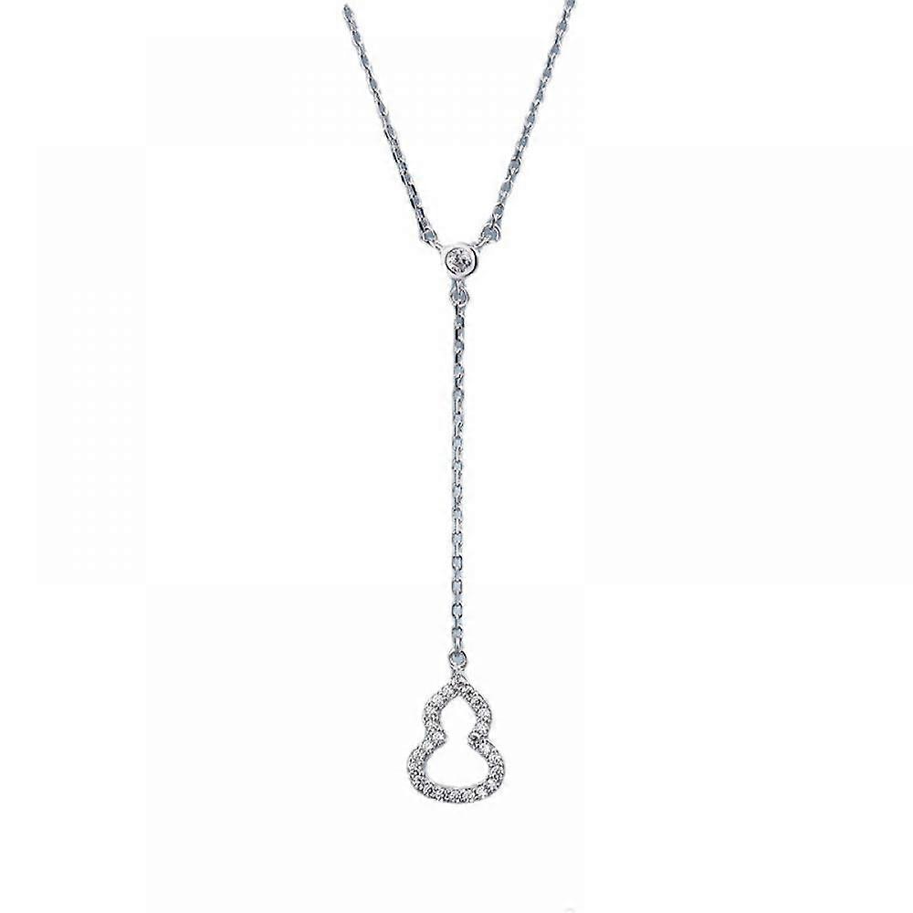 Beaded Gourd Full Diamond Necklace