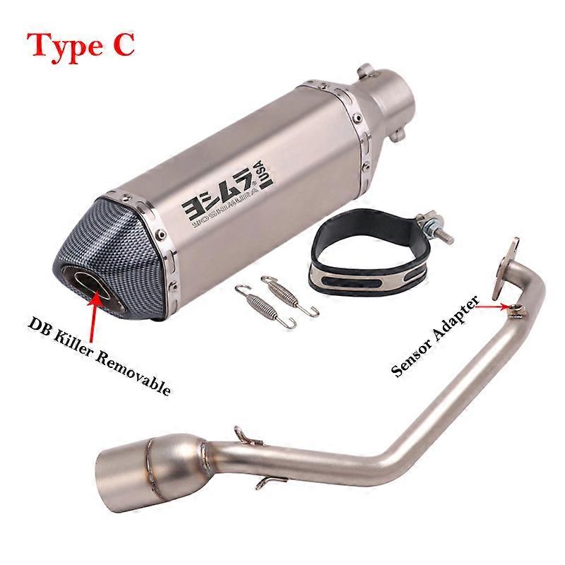 Vollständiges Escape-System für Motorräder, mittlerer DB-Killer-Schlauchschalldämpfer für Honda PCX125 PCX150 PCX 125 150 2021 2022