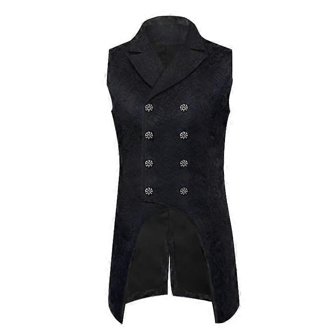 Herren Viktorianischer Anzug Weste Steampunk Gothic Medieval Weste