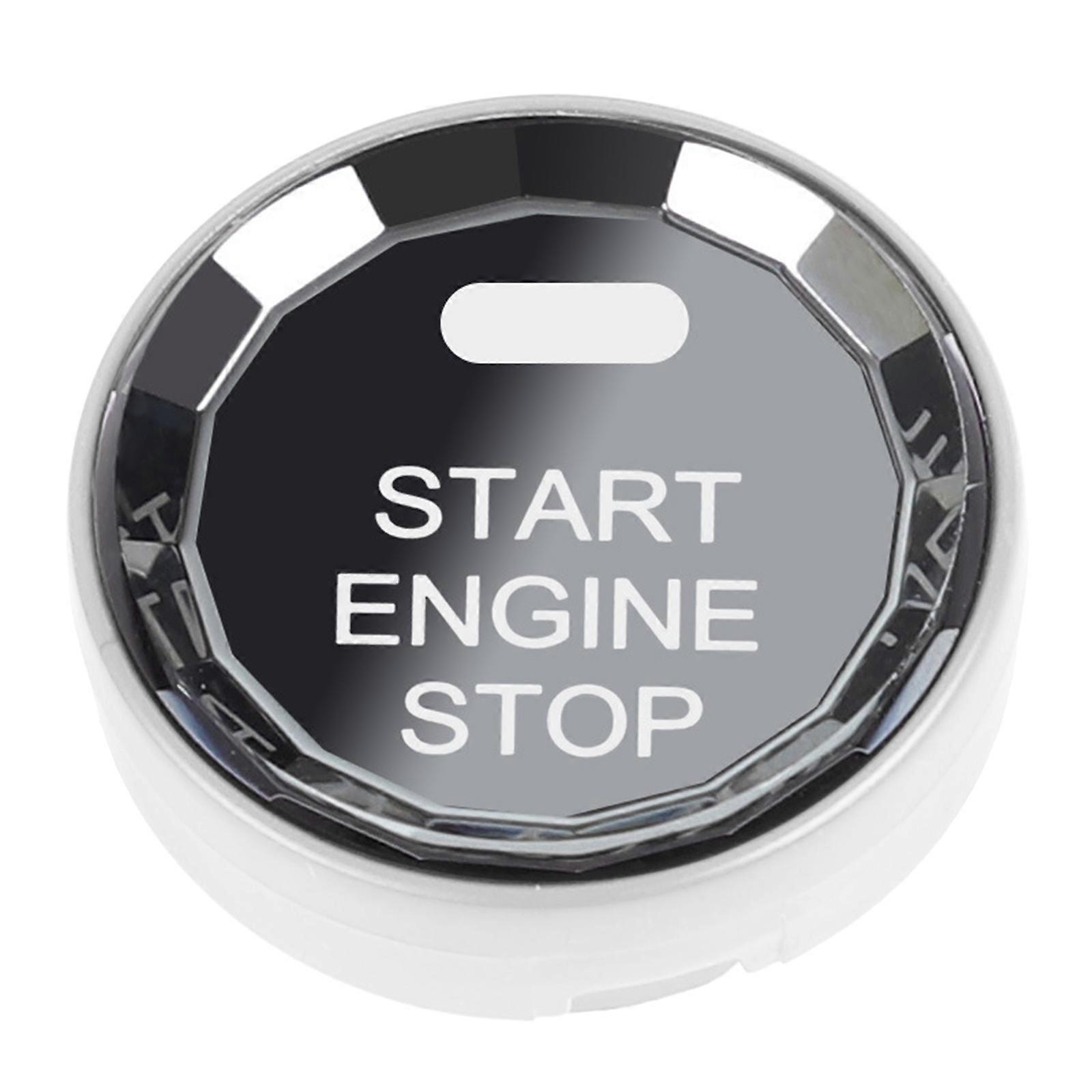 Cute Car Push Start Button Cover Engine Start Stop Button Cover Shimmering