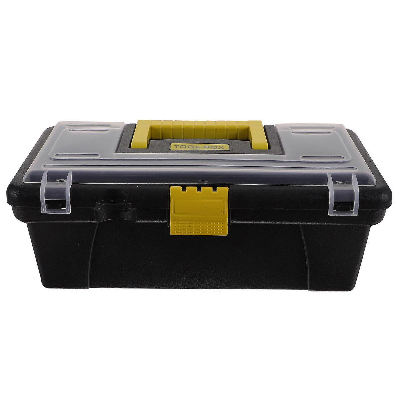 Heavy Duty Plastic Tool Box Household Tools Organizer Storage Box with Handle