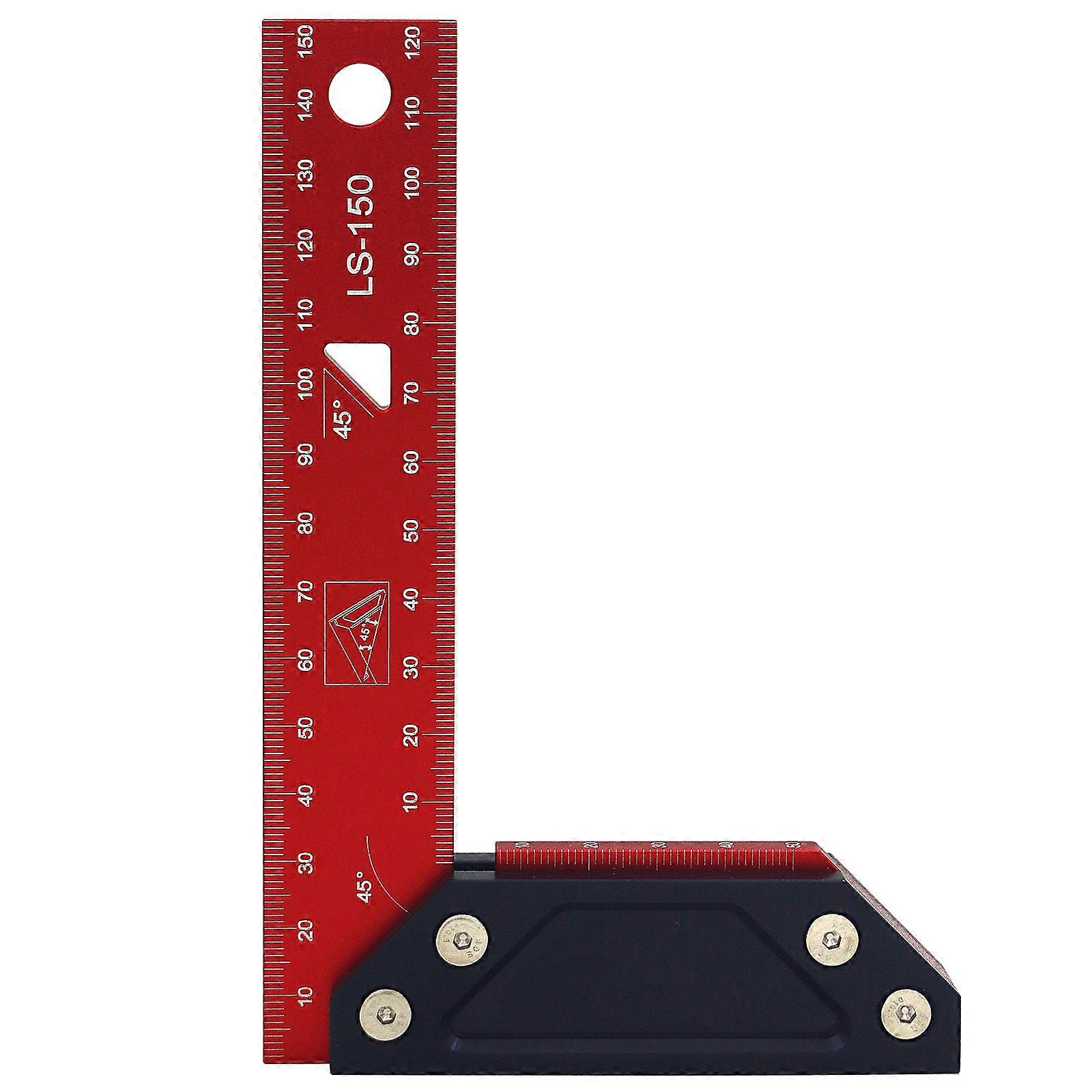 Right Angle Ruler Professional Carpentry Fit for Measuring Ruler Tool