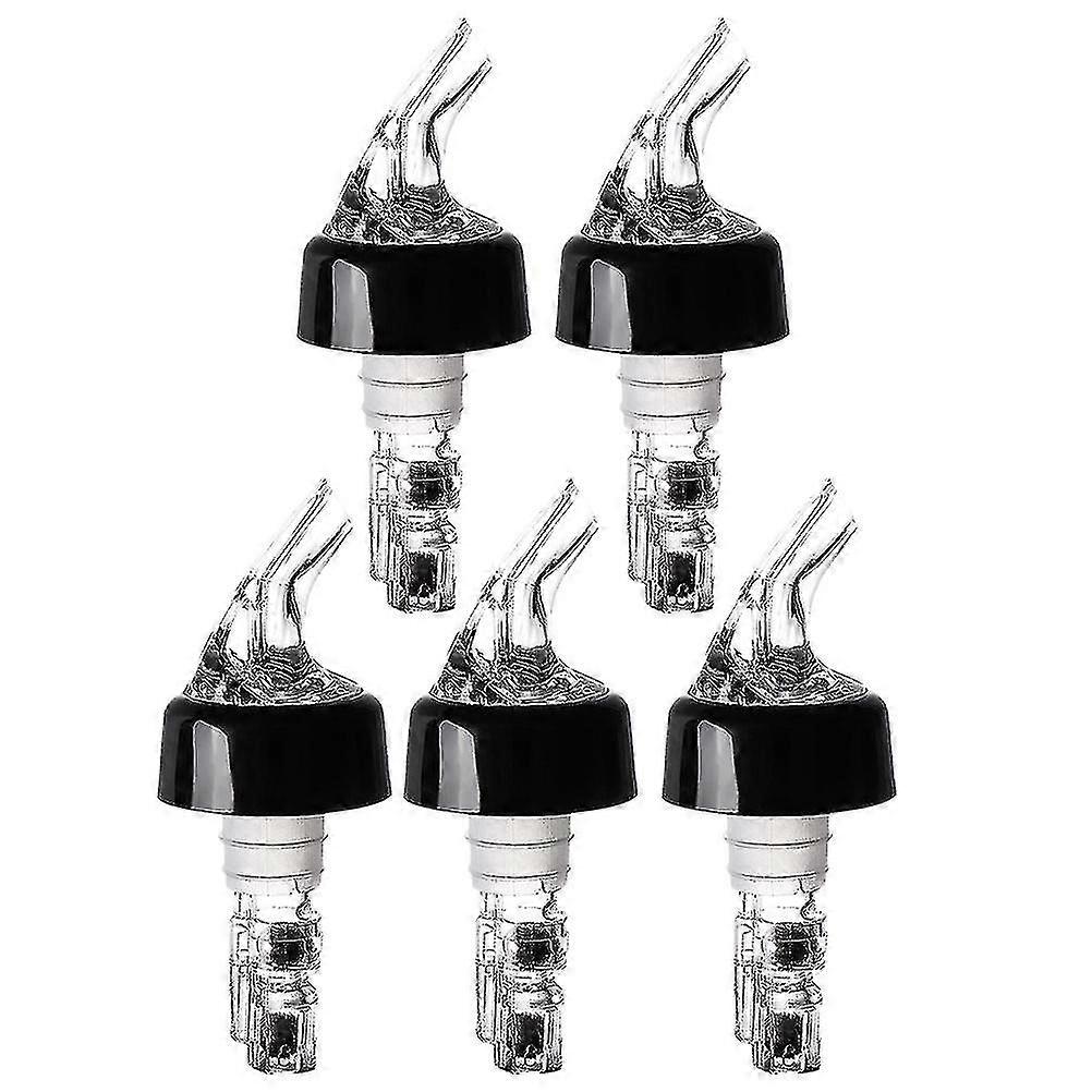 5pcs Automatic Measured Bottle Pourer 30ml Spirit Measure Liquor Bottle Pourer-MXBC