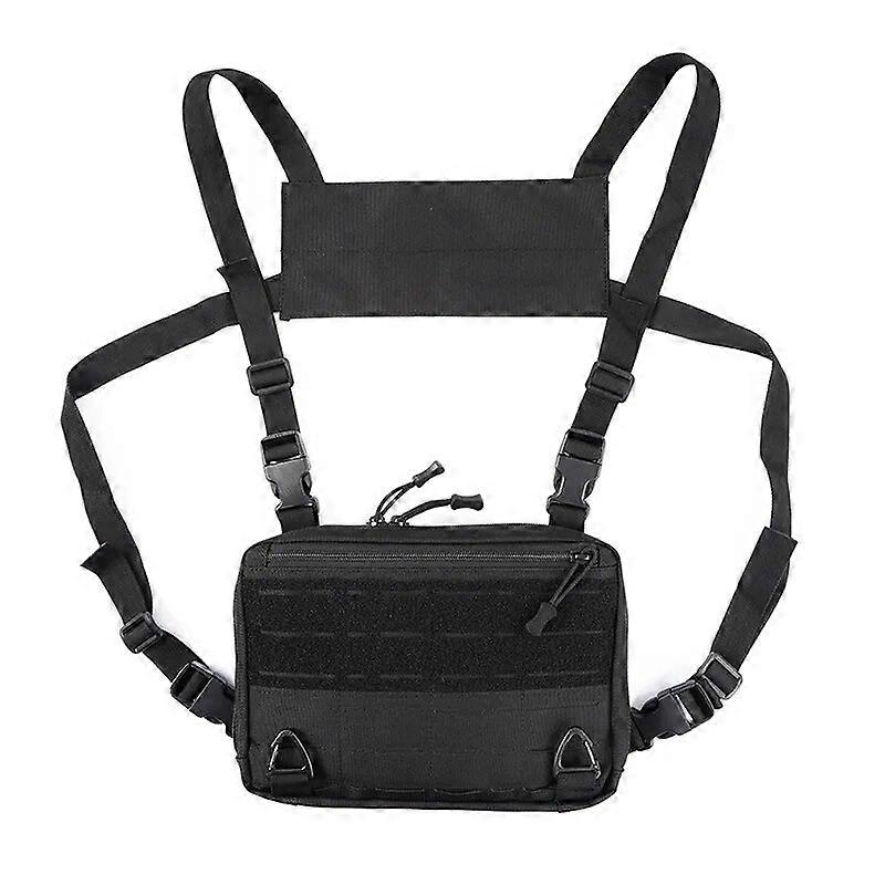 Laser Tactical Chest Bag Men's Functional Vest Bag Survival Army CAMO Molle System Kit Bag Backpack Locomotive Backpack X423+A