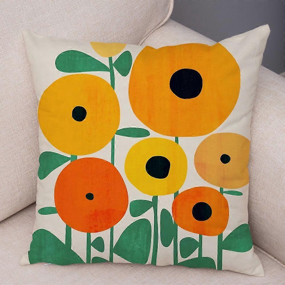 Print Pillowcase Sofa Cushion Cover Design Style -565