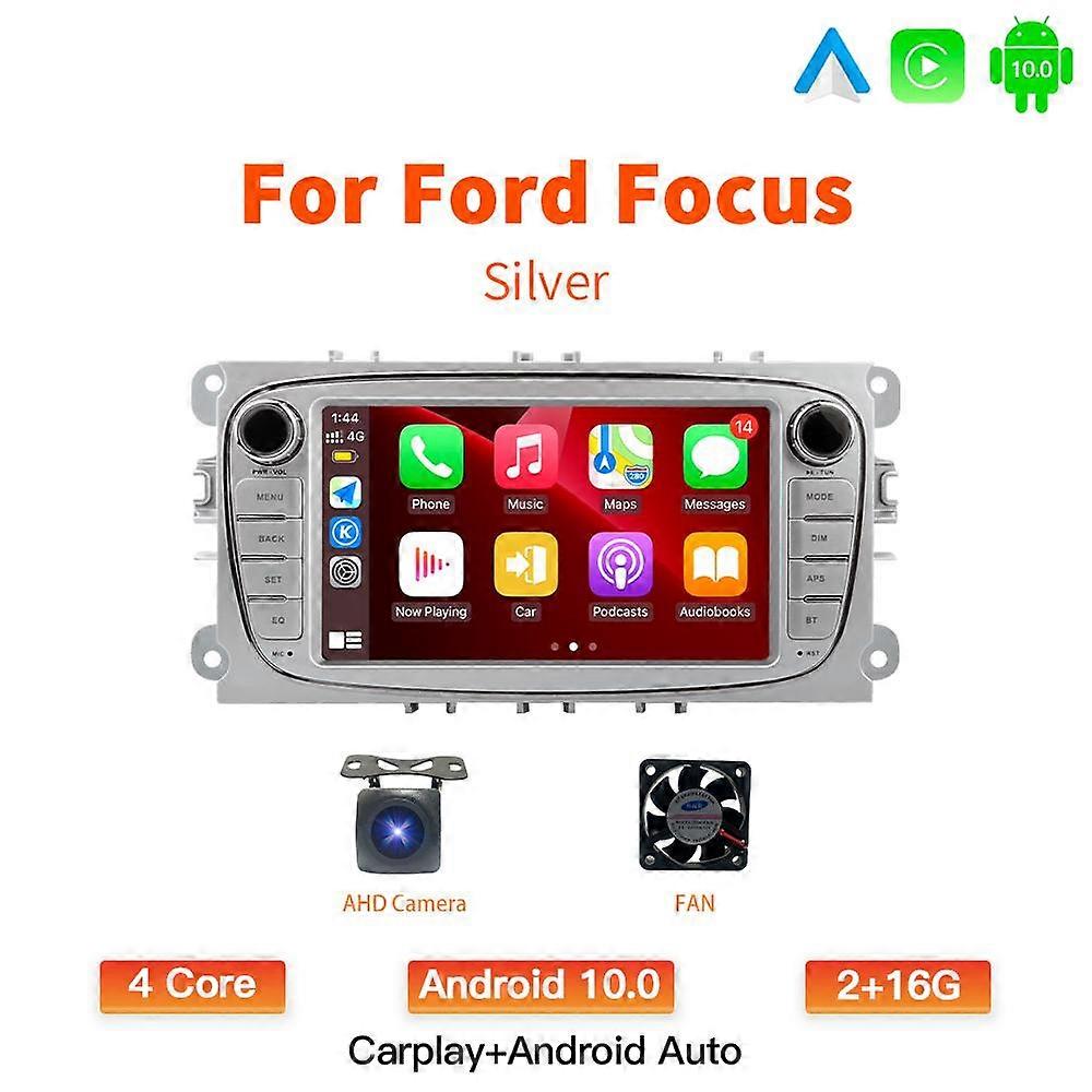 GATAXASKY Car Android CarPlay Radio Multimedia Player For Ford Focus S-Max Mondeo 9 Galaxy C-Max GPS Navigation Video NO DVD