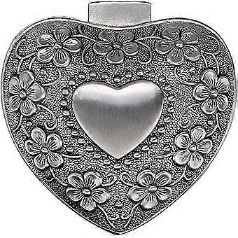 Metal Trinket Storage Box Antique Jewellery Storage Case Heart