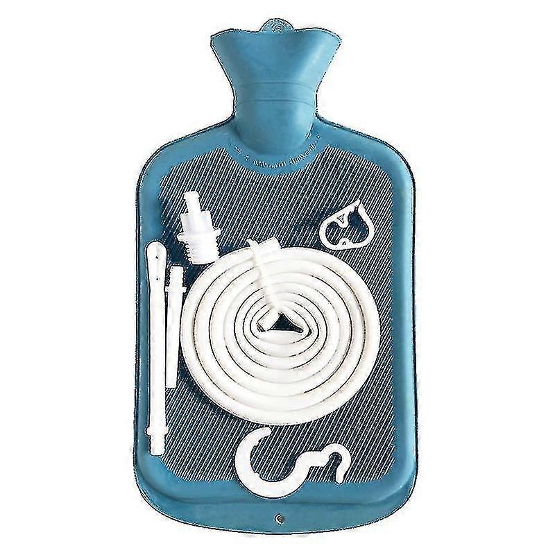 Colon Cleanse Enema Bag With Tubing Water Bottle Shower Douche & Home Adult Enema Kit