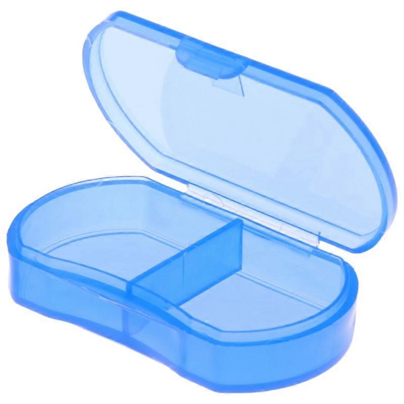 2 Grids for Pill Box Holder Medicine Storage Organizer Container for Case for Tr