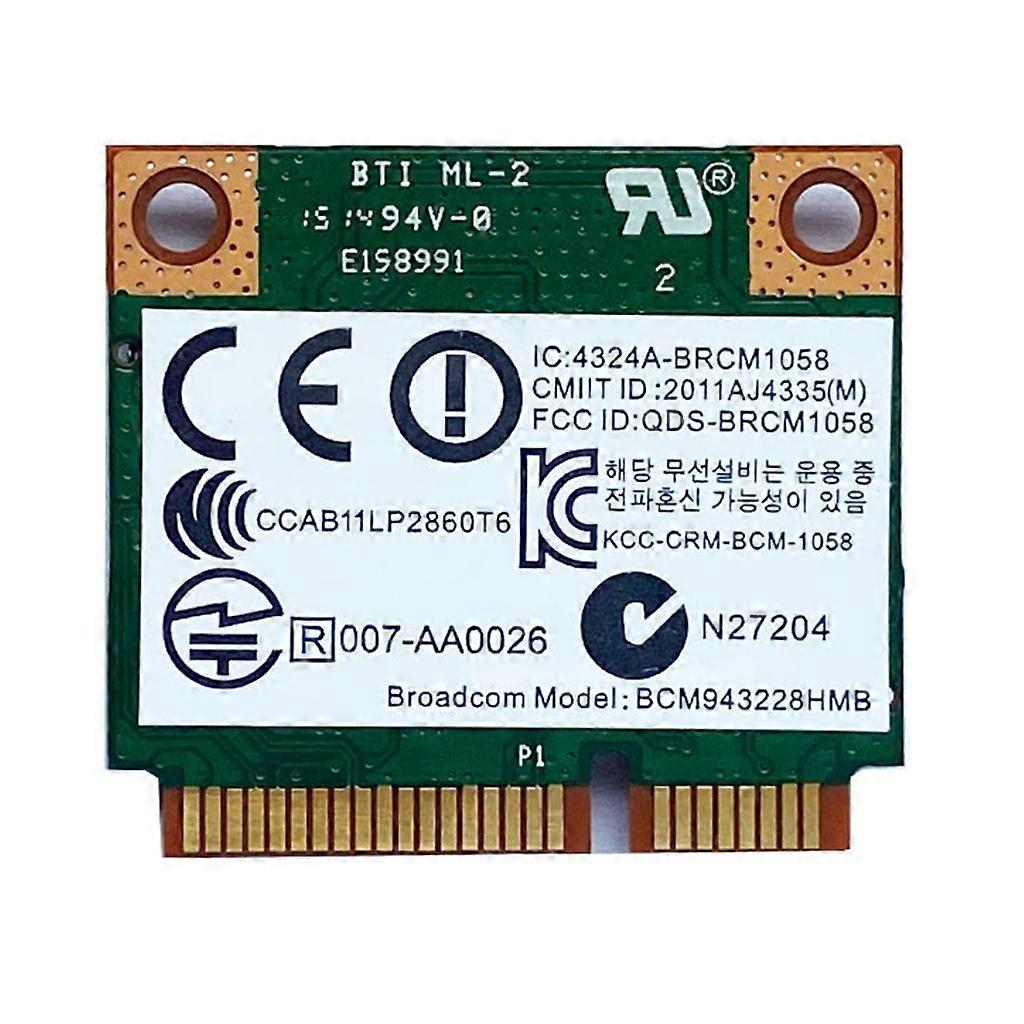  Halve Mini PCI-E Draadloze Wifi Adapter Notebook Netwerkkaart Dual-Band 2.4G/5Ghz