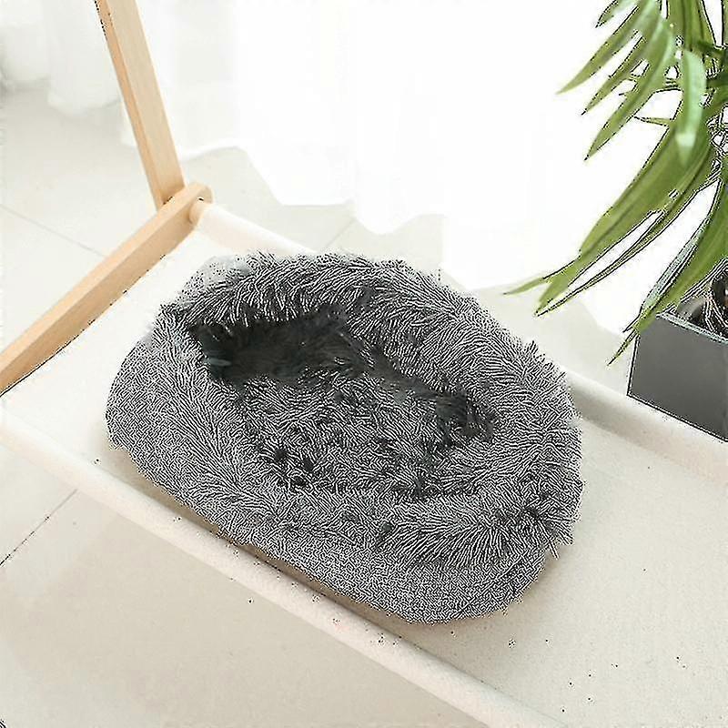 kennel dog mat dual-use winter warm cat litter, size:50x60cm(dark gray