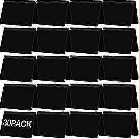 Pacote com 30 Mini Placas de Tenda de Mesa de Giz - 4 x 2,9 Polegadas para Etiquetas de Alimentos