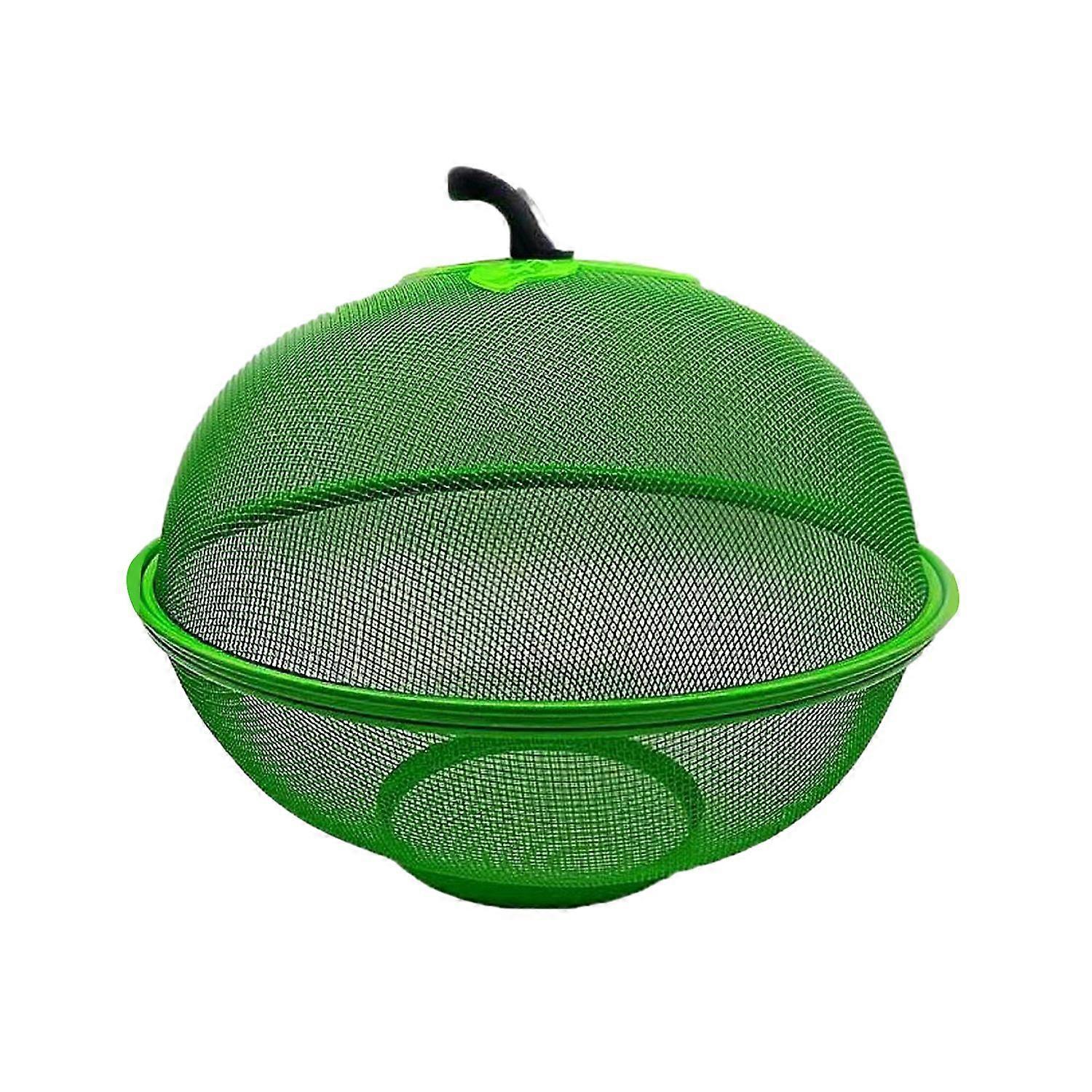 Fruit Basket Vegetable Washing Basin Heavy Duty Metal Fine Mesh Portable Handle Multifunctional